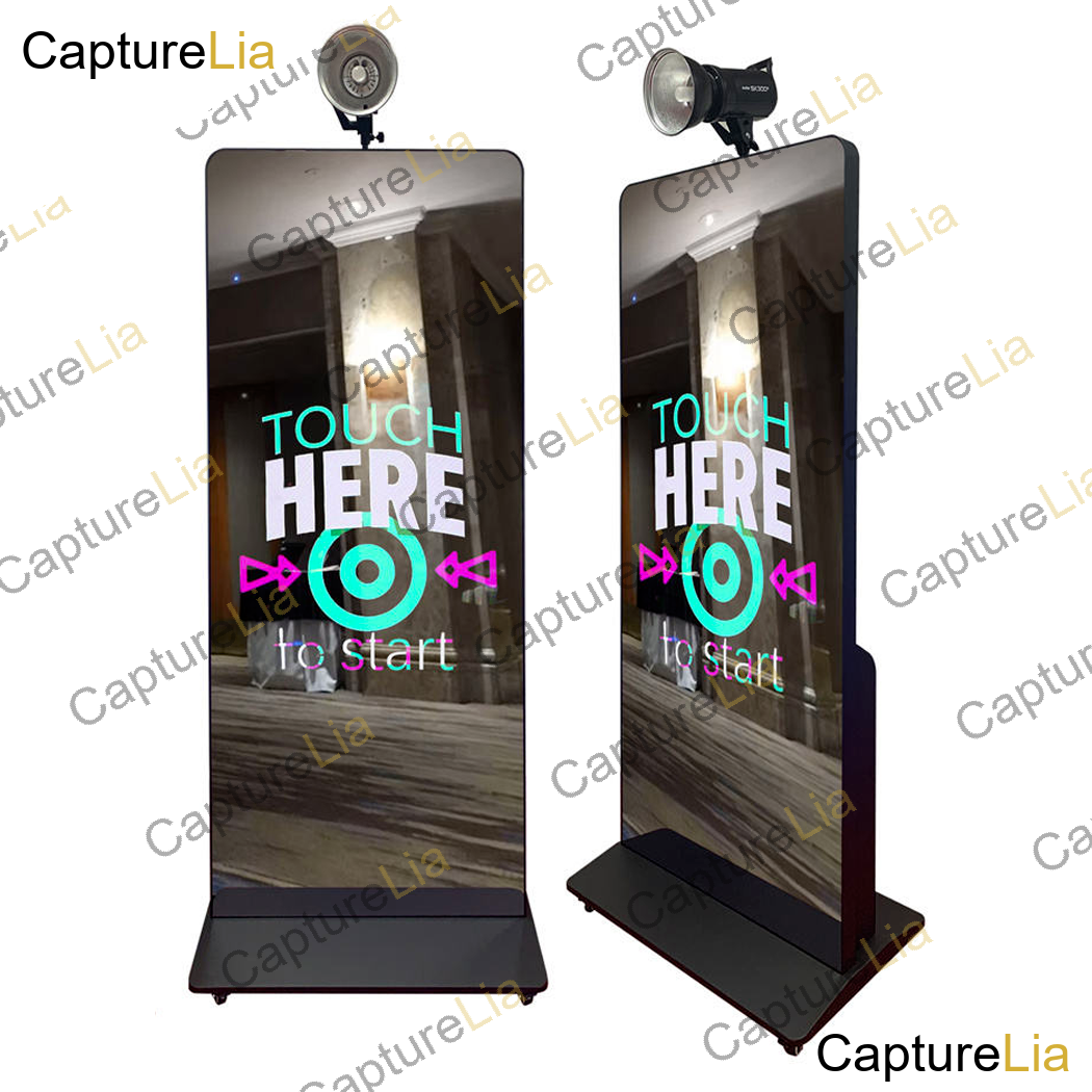 Borne PhotoBooth Miroir Ultra 49 pouces